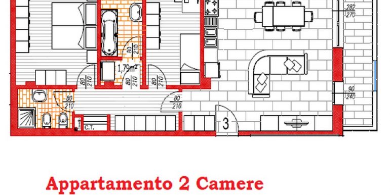 2P Pianta 2C