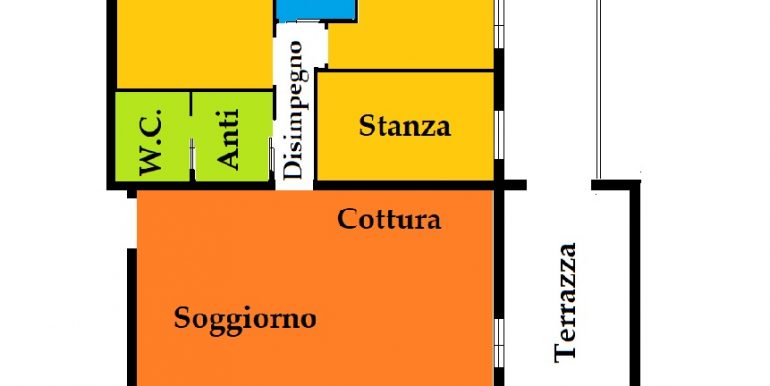 Pianta P.2° Colore
